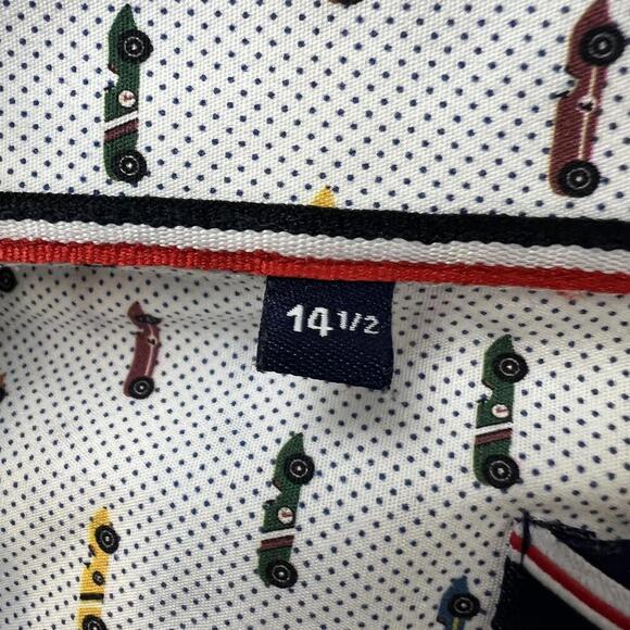 Soul of London Men's 14.5 Slim Fit White Casual Long Sleeve Button Down Shirt - Picture 11 of 11